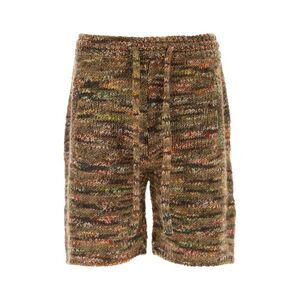 Alanui Men Multicolor Wool Blend Grunge Beat Bermuda Shorts